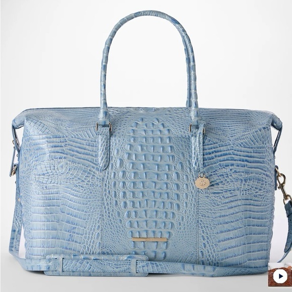 Brahmin Duxbury weekender Heavenly Blue Melbourne - Picture 1 of 5
